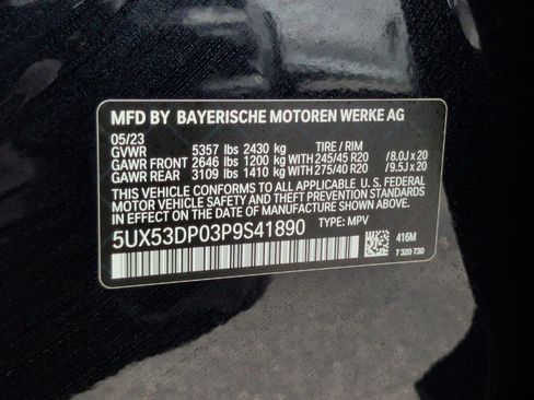 Used 2023 BMW X3 xDrive30i w/ M Sport Package image 40