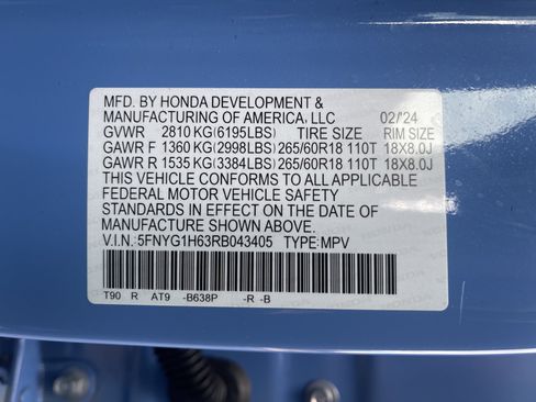 Certified 2024 Honda Pilot TrailSport image 36