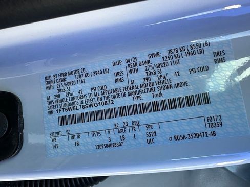 New 2025 Ford F150 Lightning Lariat w/ Max Trailer Tow Package image 23