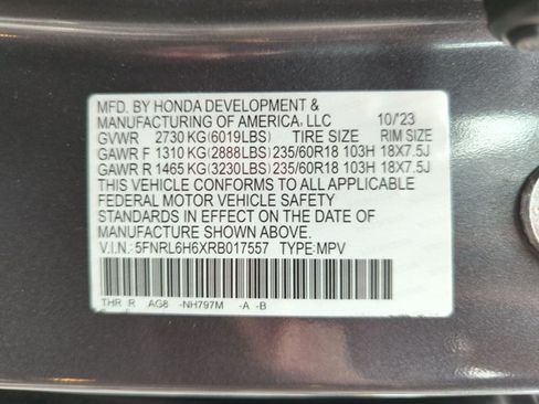 Used 2024 Honda Odyssey EX-L image 15