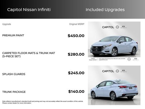 New 2025 Nissan Versa SV w/ Trunk Package image 3