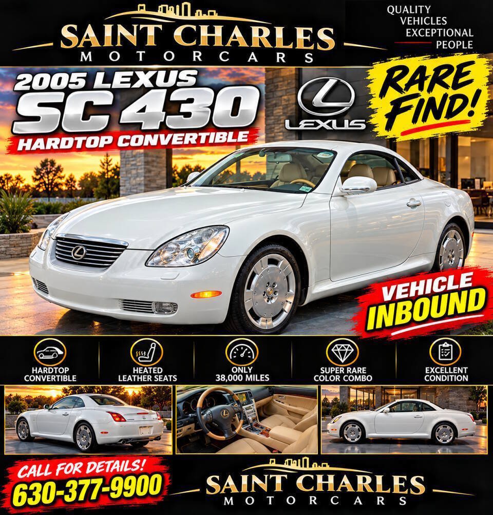 Used 2005 Lexus SC 430 Convertible w/ Preferred Accessory Pkg RWD image 1