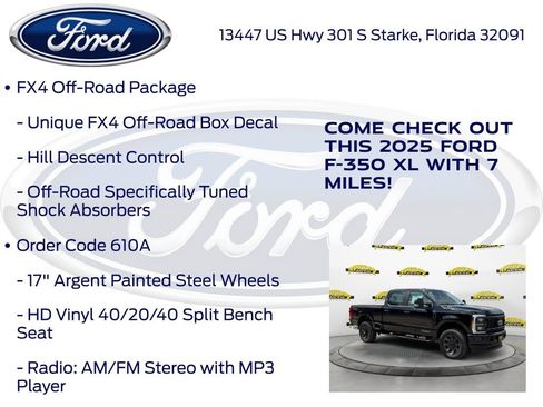 New 2025 Ford F350 XL w/ STX Appearance Package image 20