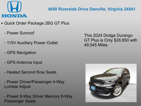 Used 2024 Dodge Durango GT image 12