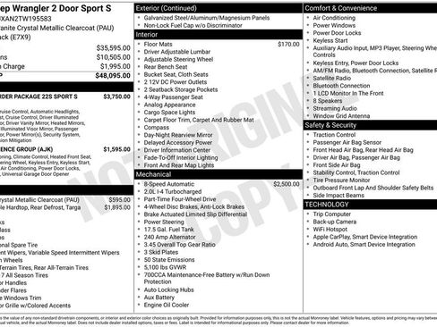 New 2026 Jeep Wrangler Sport AWD/4WD image 21