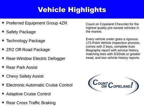 Certified 2024 Chevrolet Colorado ZR2 w/ Technology Package AWD/4WD image 3
