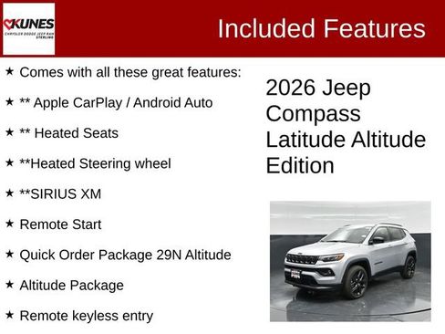 New 2026 Jeep Compass Altitude image 4
