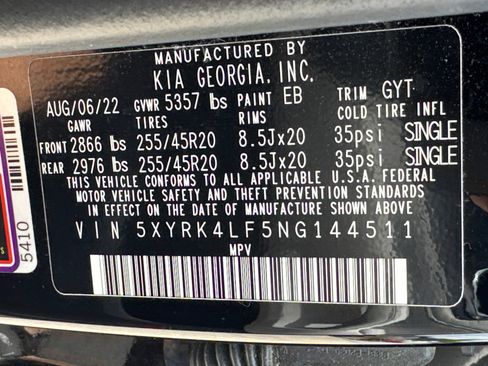 Used 2022 Kia Sorento SX FWD image 30