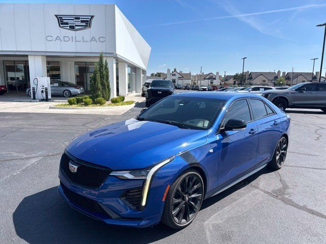 Used 2023 Cadillac CT4 Sport w/ LPO, ONYX Package RWD image 2