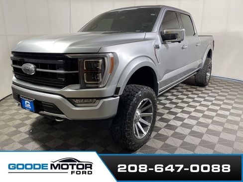 Used 2021 Ford F150 Platinum w/ Trailer Tow Package AWD/4WD image 4