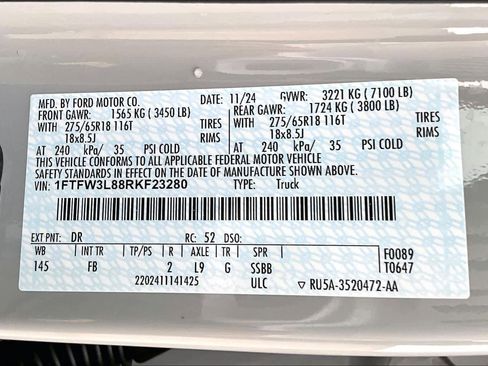 Used 2024 Ford F150 XLT w/ Equipment Group 302A MID image 33