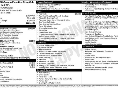 New 2026 GMC Canyon Elevation w/ Convenience Package RWD image 2