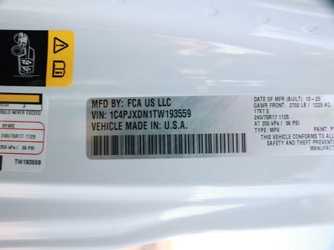 New 2026 Jeep Wrangler Sport S image 32