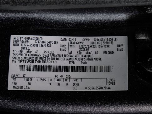 Used 2019 Ford F350 Lariat w/ Lariat Ultimate Package AWD/4WD image 63