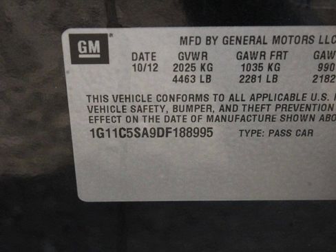 Used 2013 Chevrolet Malibu LT w/ Power Convenience Package image 10