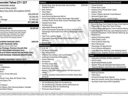 Used 2024 Chevrolet Tahoe Z71 w/ Luxury Package image 2