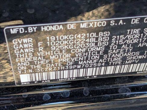 Certified 2023 Honda HR-V LX image 23