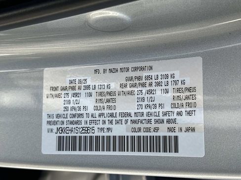 New 2025 MAZDA CX-90 Plug-In Hybrid w/ Premium Plus image 30