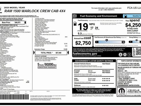 Certified 2025 RAM 1500 Classic Warlock image 4