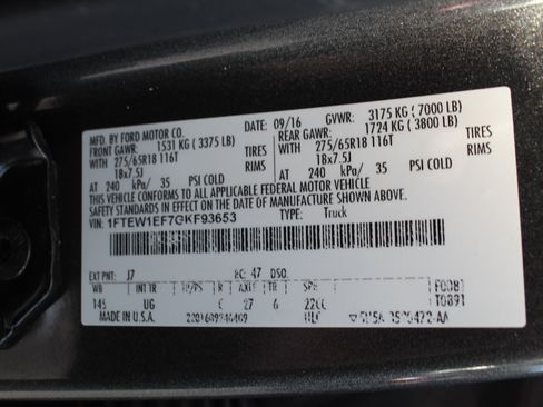 Used 2016 Ford F150 XLT w/ Equipment Group 302A Luxury image 35