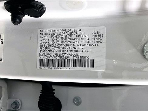 Used 2026 Honda Ridgeline RTL image 31