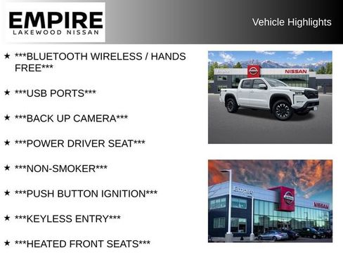Used 2023 Nissan Frontier PRO-4X w/ Technology Package AWD/4WD image 2