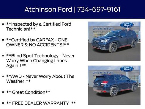 Used 2021 Subaru Forester Sport w/ Popular Package #2 image 4