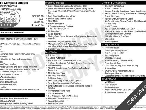 Used 2019 Jeep Compass Limited image 7