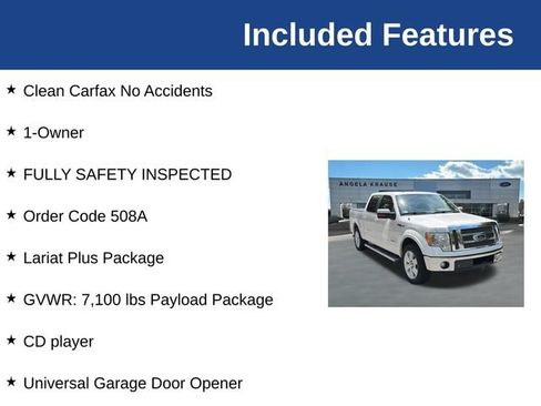 Used 2011 Ford F150 Lariat w/ Lariat Plus Pkg RWD image 5