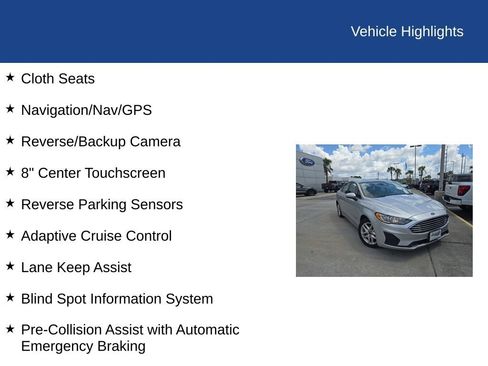 Used 2019 Ford Fusion SE FWD image 8