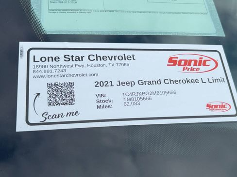 Used 2021 Jeep Grand Cherokee L Limited w/ Luxury Tech Group II image 32