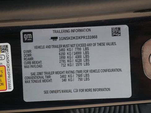 Used 2023 Chevrolet Suburban Z71 w/ Luxury Package AWD/4WD image 8