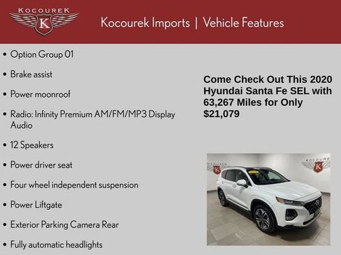 Used 2020 Hyundai Santa Fe SEL image 4