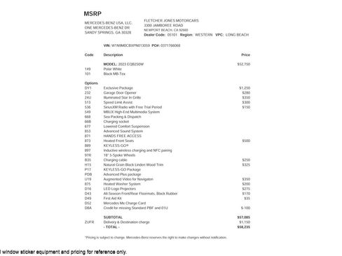 Used 2023 Mercedes-Benz EQB 250+ image 3