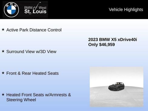 Used 2023 BMW X5 xDrive40i w/ Climate Comfort Package image 58