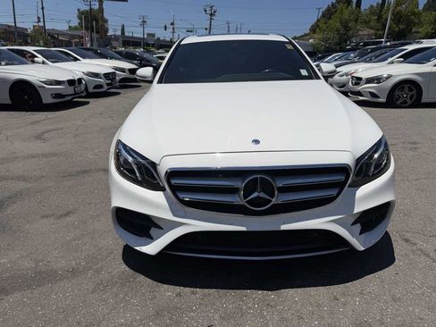 Used 2018 Mercedes-Benz E 300 w/ AMG Line Exterior image 2