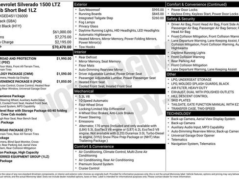 Used 2025 Chevrolet Silverado 1500 LTZ AWD/4WD image 2