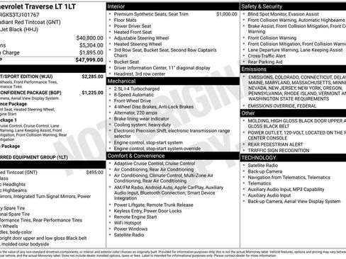 New 2026 Chevrolet Traverse LT w/ Midnight/Sport Edition image 34