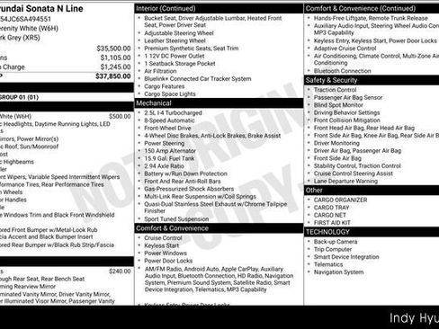 Certified 2025 Hyundai Sonata N Line image 53