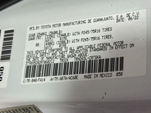 Used 2022 Toyota Tacoma SR RWD image 39