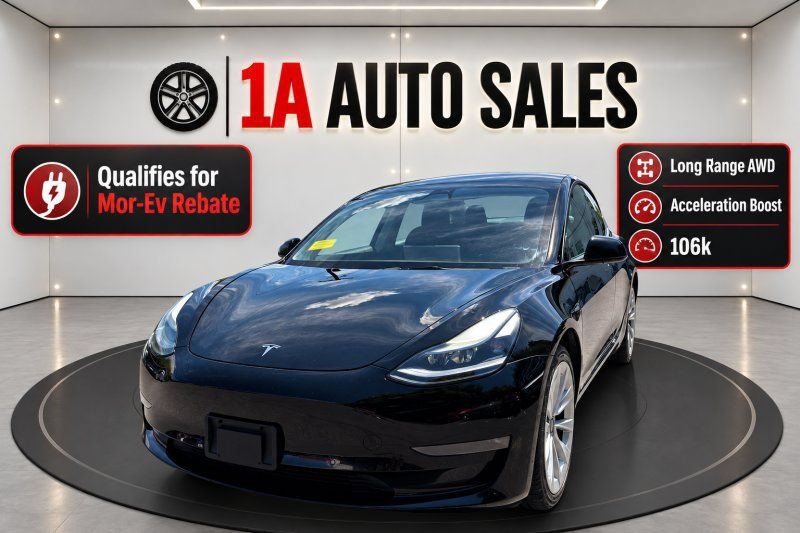 Used 2022 Tesla Model 3 Long Range AWD/4WD image 1