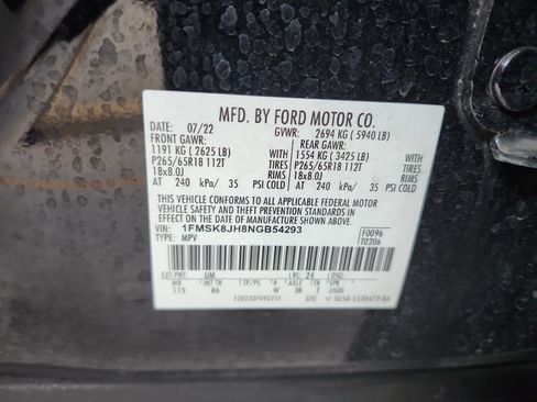 Used 2022 Ford Explorer Timberline AWD/4WD image 24