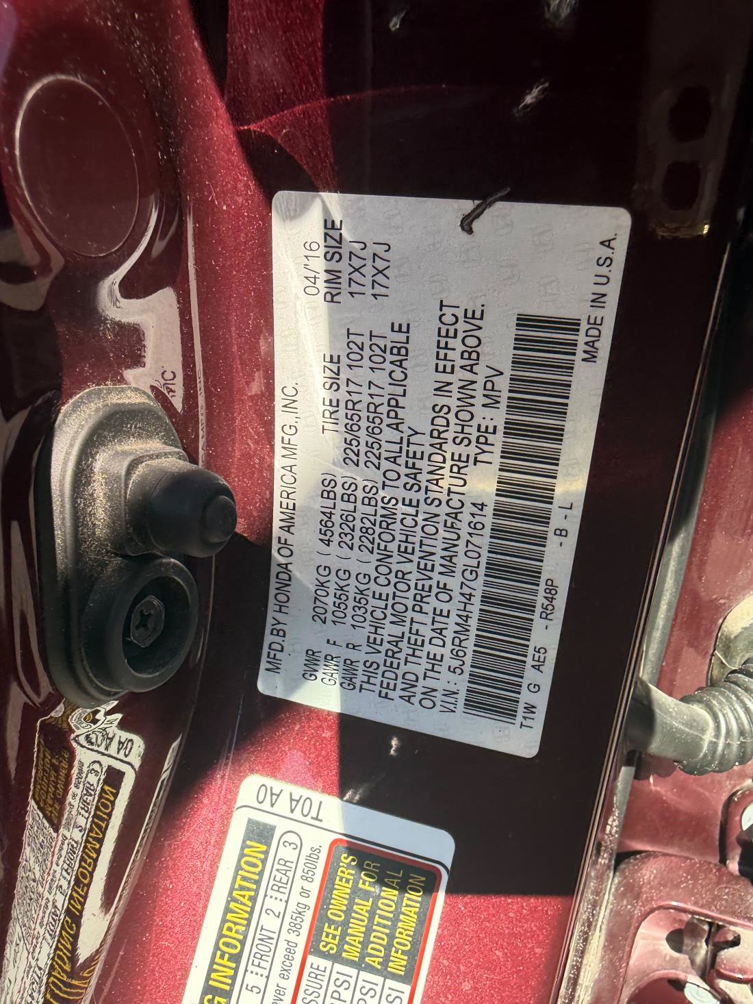 Used 2016 Honda CR-V SE image 11