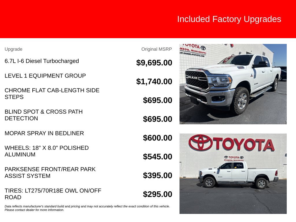 Used 2022 RAM 2500 Big Horn w/ Level 1 Equipment Group AWD/4WD image 5