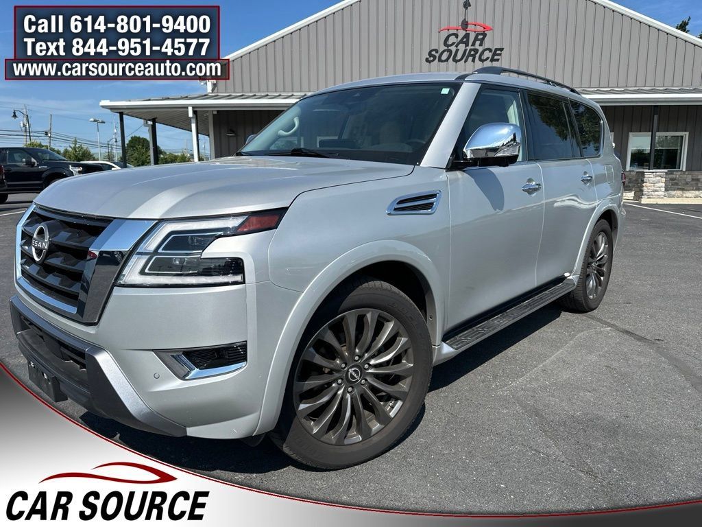 Used 2024 Nissan Armada Platinum w/ Captain's Chairs Package AWD/4WD image 2