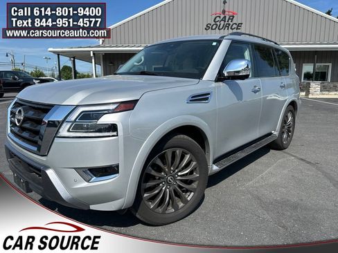 Used 2024 Nissan Armada Platinum w/ Captain's Chairs Package AWD/4WD image 2