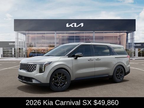 New 2026 Kia Carnival SX w/ SX Dark Edition Package FWD image 4