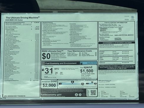 New 2026 BMW 330i Sedan w/ Premium Package image 13