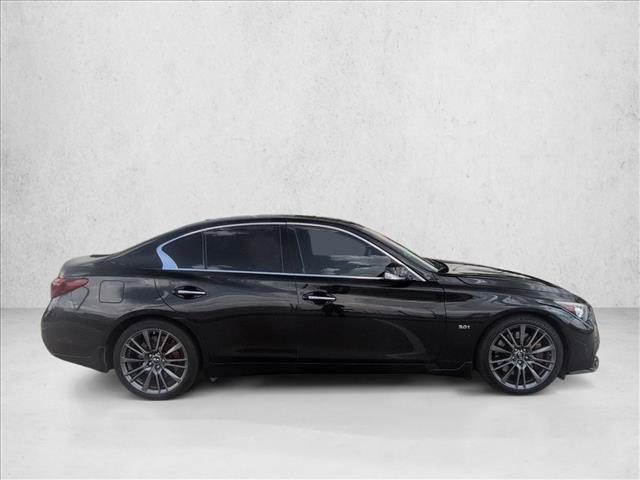 Used 2019 INFINITI Q50 Red Sport 400 w/ Sensory Package RWD image 4