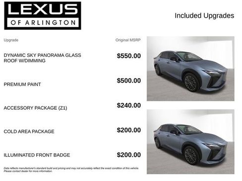 Used 2023 Lexus RZ 450e Premium w/ Accessory Package (Z1) AWD/4WD image 4